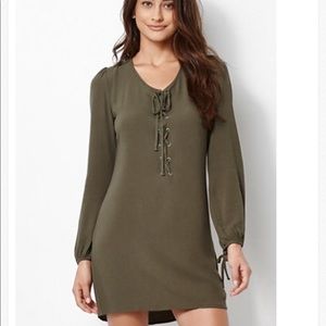 Kendall + Kylie Lace Up Dress